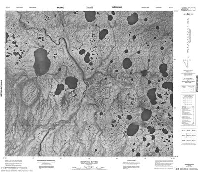 043L13 - BURNING RIVER - Topographic Map
