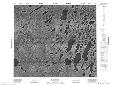 043M03 - SHAGAMU LAKE - Topographic Map