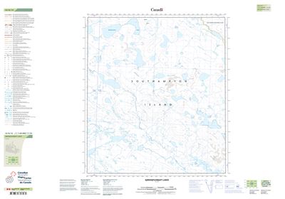 045N15 - QIRNIQTUARJUIT LAKES - Topographic Map