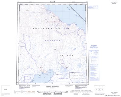 046B - CORAL HARBOUR - Topographic Map