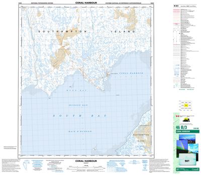 046B03 - CORAL HARBOUR - Topographic Map