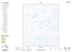 046B08 - TESHIKALIK LAKE - Topographic Map