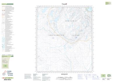 046B10 - QAKUTAAK BAY - Topographic Map