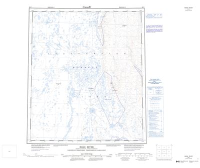 046C - BOAS RIVER - Topographic Map