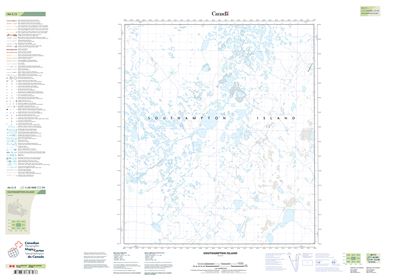 046C05 - SOUTHAMPTON ISLAND - Topographic Map
