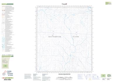 046C16 - KINGARLAITTUQ MOUNTAIN - Topographic Map