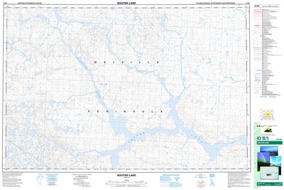 047B01 - SOUTER LAKE - Topographic Map