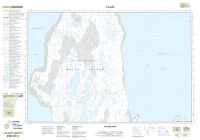 047B03 - HAMILTON POINT - Topographic Map