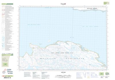 047C16 - EAST CAPE - Topographic Map