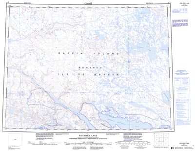 047E - ERICHSEN LAKE - Topographic Map