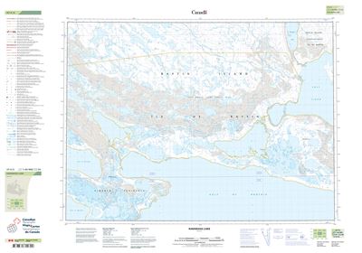 047F05 - NAVARANA LAKE - Topographic Map