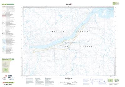 047F10 - SAPUTING LAKE - Topographic Map