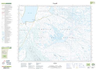 047F16 - NO TITLE - Topographic Map. Includes contour lines, water bodies, roads, population centers, treed areas, etc. Printed topo maps are great for recreational activities such as hiking, camping, biking or fishing. Topographic maps have lat and longs