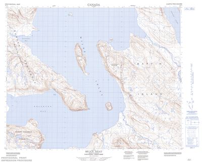 048A01 - BRUCE HEAD - Topographic Map