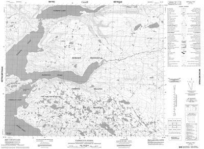 048B08 - FABRICIUS FIORD - Topographic Map