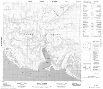 048E11 - DUNDAS HARBOUR - Topographic Map
