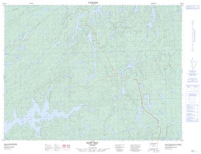 052A14 - EAST BAY - Topographic Map