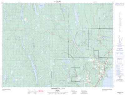 052A15 - GREENWICH LAKE - Topographic Map