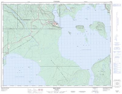 052A16 - RED ROCK - Topographic Map