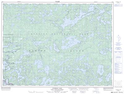 052B05 - POOHBAH LAKE - Topographic Map