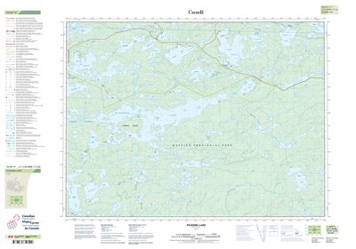 052B11 - PICKEREL LAKE - Topographic Map