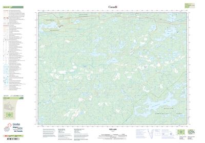 052C09 - PIPE LAKE - Topographic Map