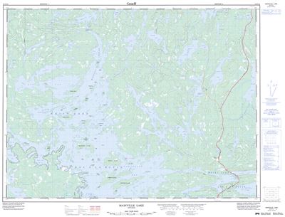 052C14 - MAINVILLE LAKE - Topographic Map