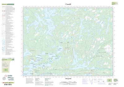 052C15 - MINE CENTRE - Topographic Map