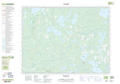 052C16 - MANION LAKE - Topographic Map