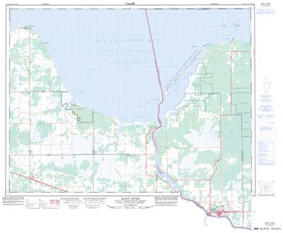 052D15 - RAINY RIVER - Topographic Map