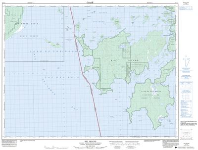 052E02 - BIG ISLAND - Topographic Map