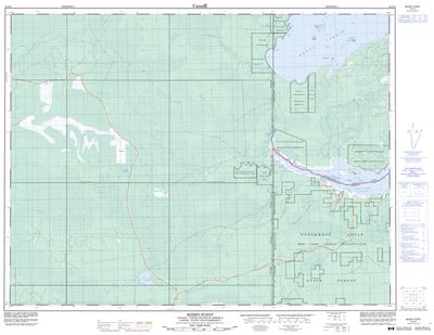 052E06 - BERRY POINT - Topographic Map