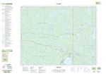 052E14 - CADDY LAKE - Topographic Map