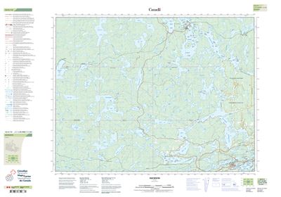 052E15 - KEEWATIN - Topographic Map