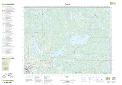 052E16 - KENORA - Topographic Map