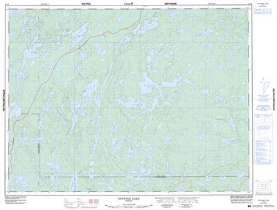 052F02 - ENTWINE LAKE - Topographic Map
