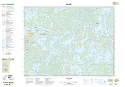 052F05 - CAVIAR LAKE - Topographic Map