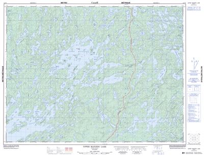 052F07 - UPPER MANITOU LAKE - Topographic Map