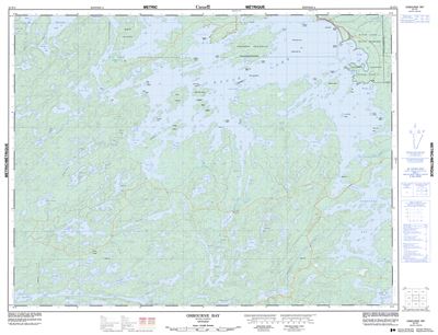 052F11 - OSBOURNE BAY - Topographic Map