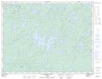 052G08 - PAKASHKAN LAKE - Topographic Map