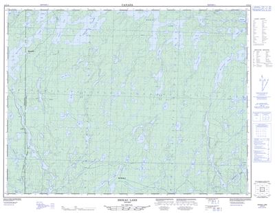 052G10 - SHIKAG LAKE - Topographic Map