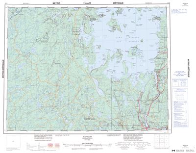052H - NIPIGON - Topographic Map