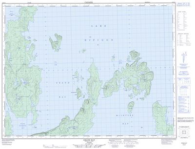 052H10 - GRAND BAY - Topographic Map