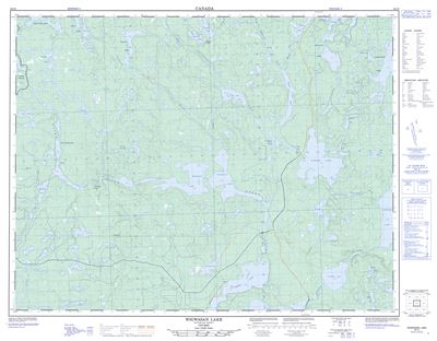 052I03 - WIGWASAN LAKE - Topographic Map