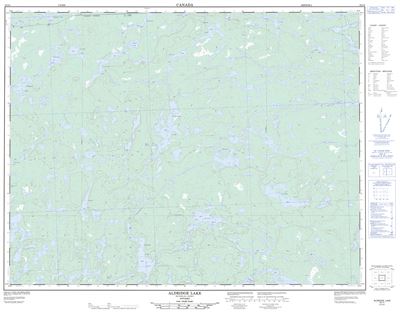052I04 - ALDRIDGE LAKE - Topographic Map