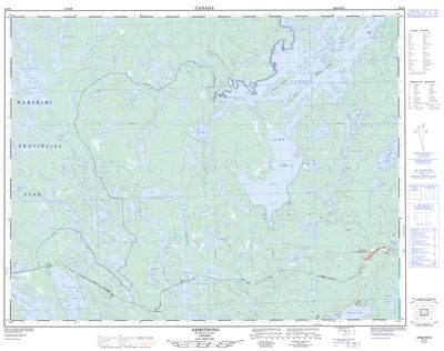 052I06 - ARMSTRONG - Topographic Map