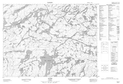 052J03 - YCLIFF - Topographic Map