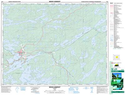 052J04 - SIOUX LOOKOUT - Topographic Map