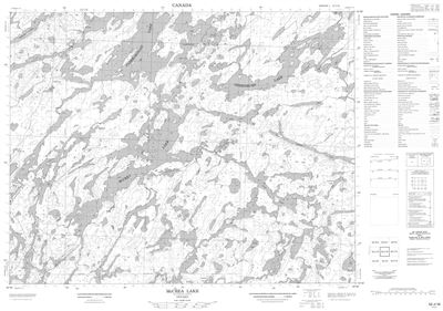 052J16 - MCCREA LAKE - Topographic Map