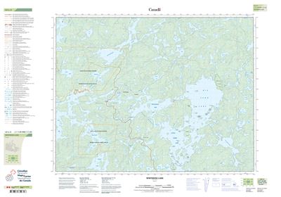 052L02 - WHITEDOG LAKE - Topographic Map
